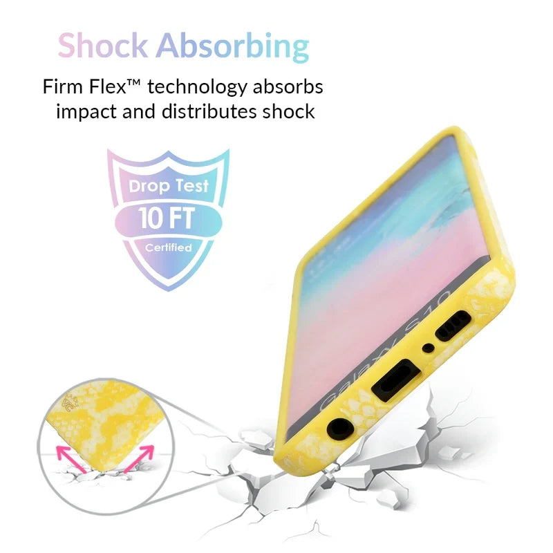 Yellow Snakeskin Samsung Galaxy Case