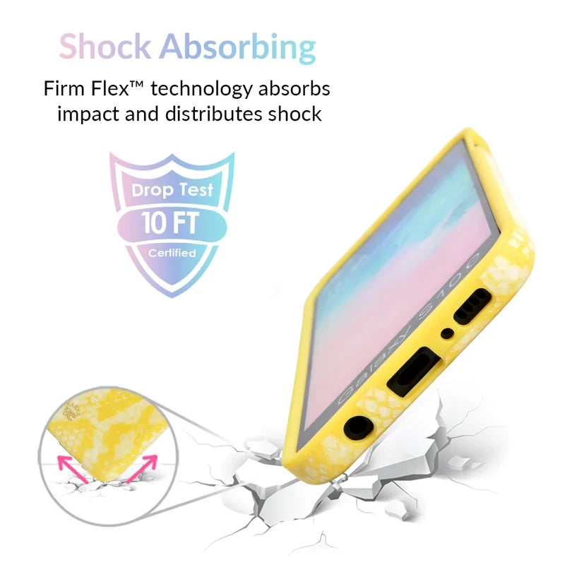 Yellow Snakeskin Samsung Galaxy Case