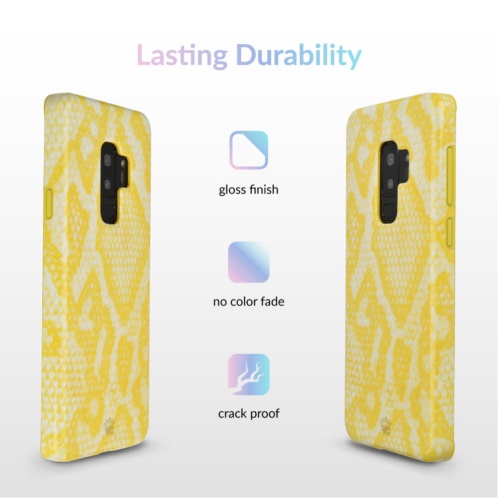 Yellow Snakeskin Samsung Galaxy Case