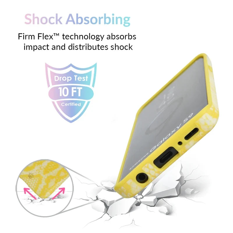 Yellow Snakeskin Samsung Galaxy Case