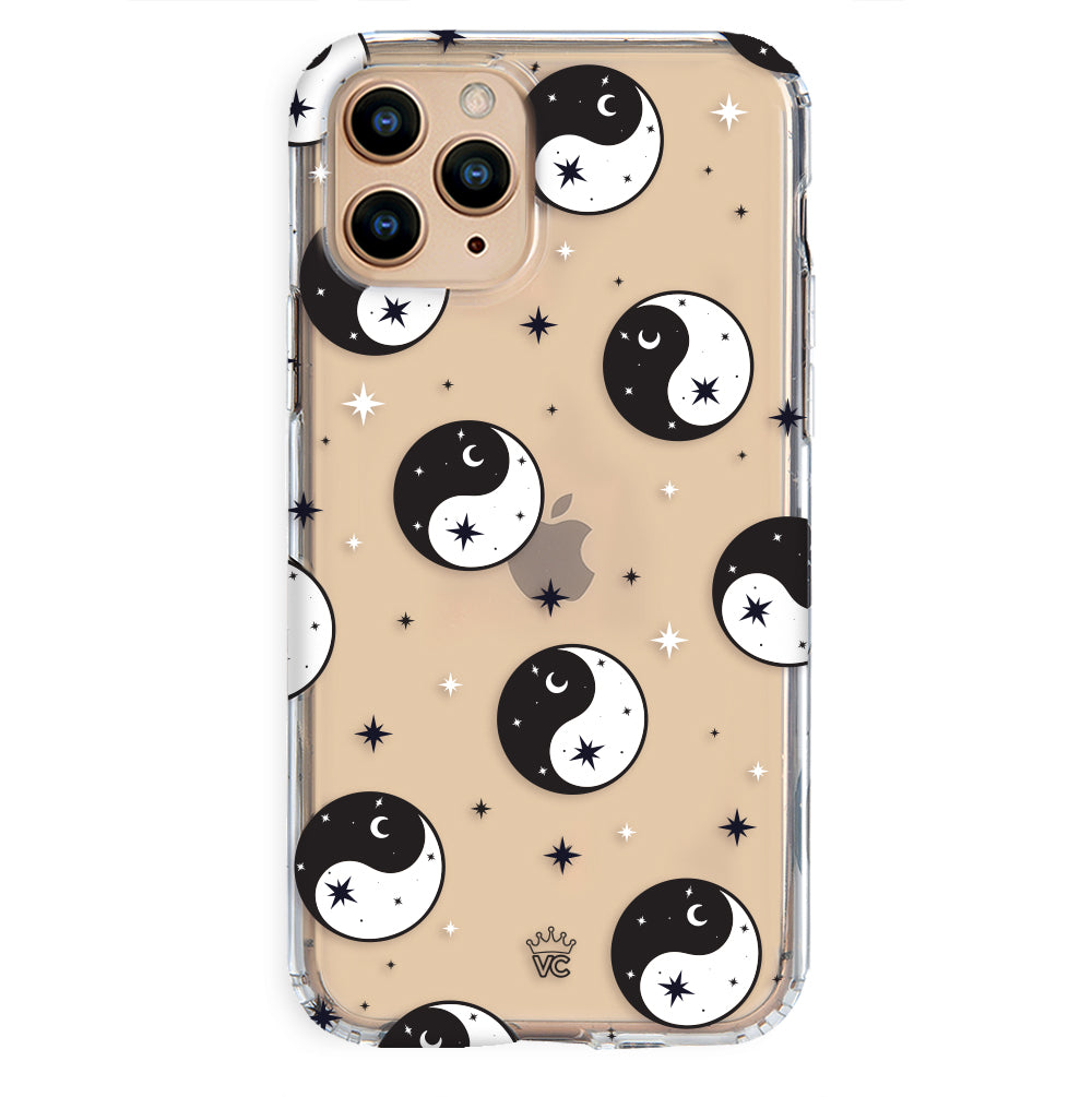 Yin & Yang Clear iPhone Case