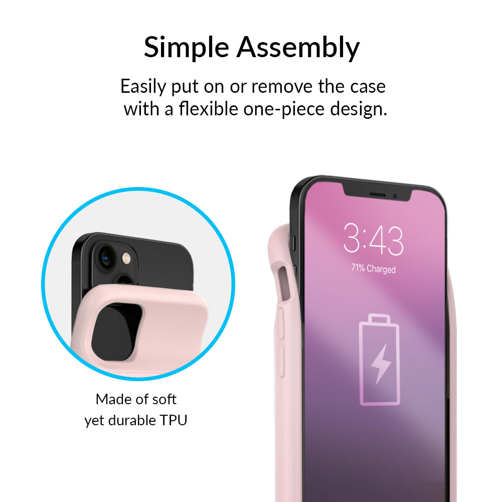 Pink Zebra iPhone Charging Case